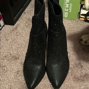 Stylish Black Studded Boots